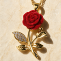 Collier Rose Éternelle