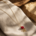 Collier Rose Éternelle