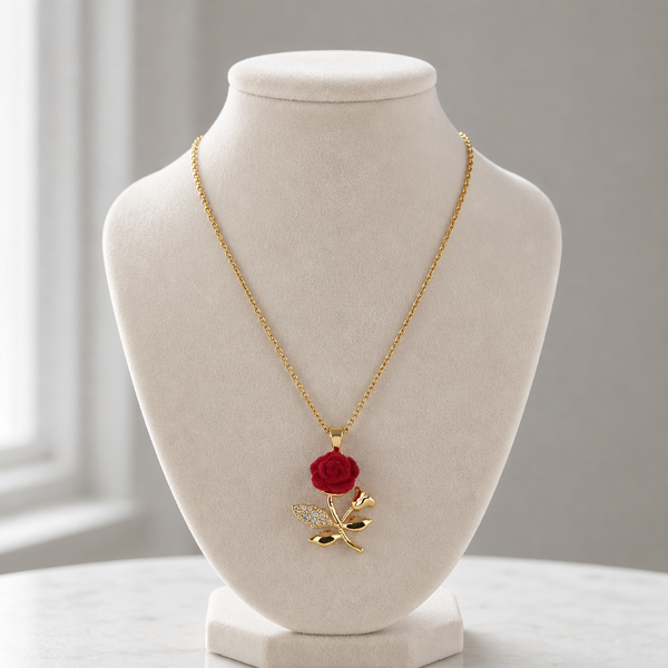 Collier Rose Éternelle